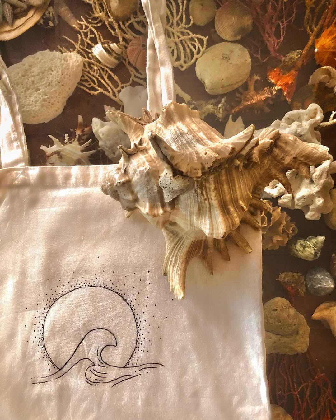 🌊tote bag personalizada para @paulazula 🌊#totebag #summervibes #waveocean #art